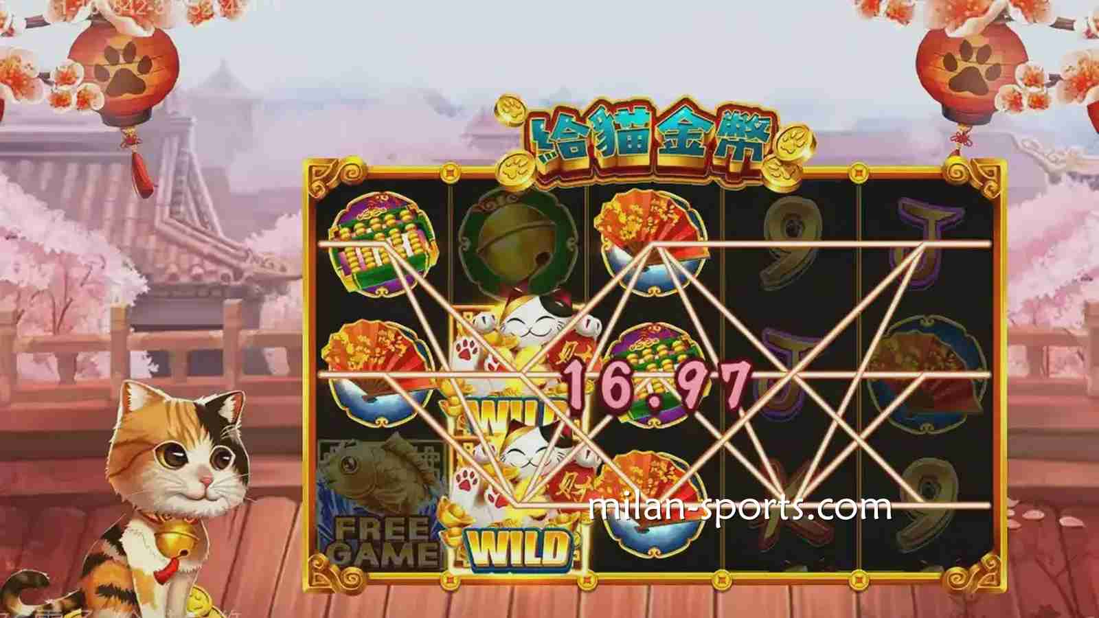 《给猫金币》游戏充满卡通风格与日系元素，在环亚体育极易上手